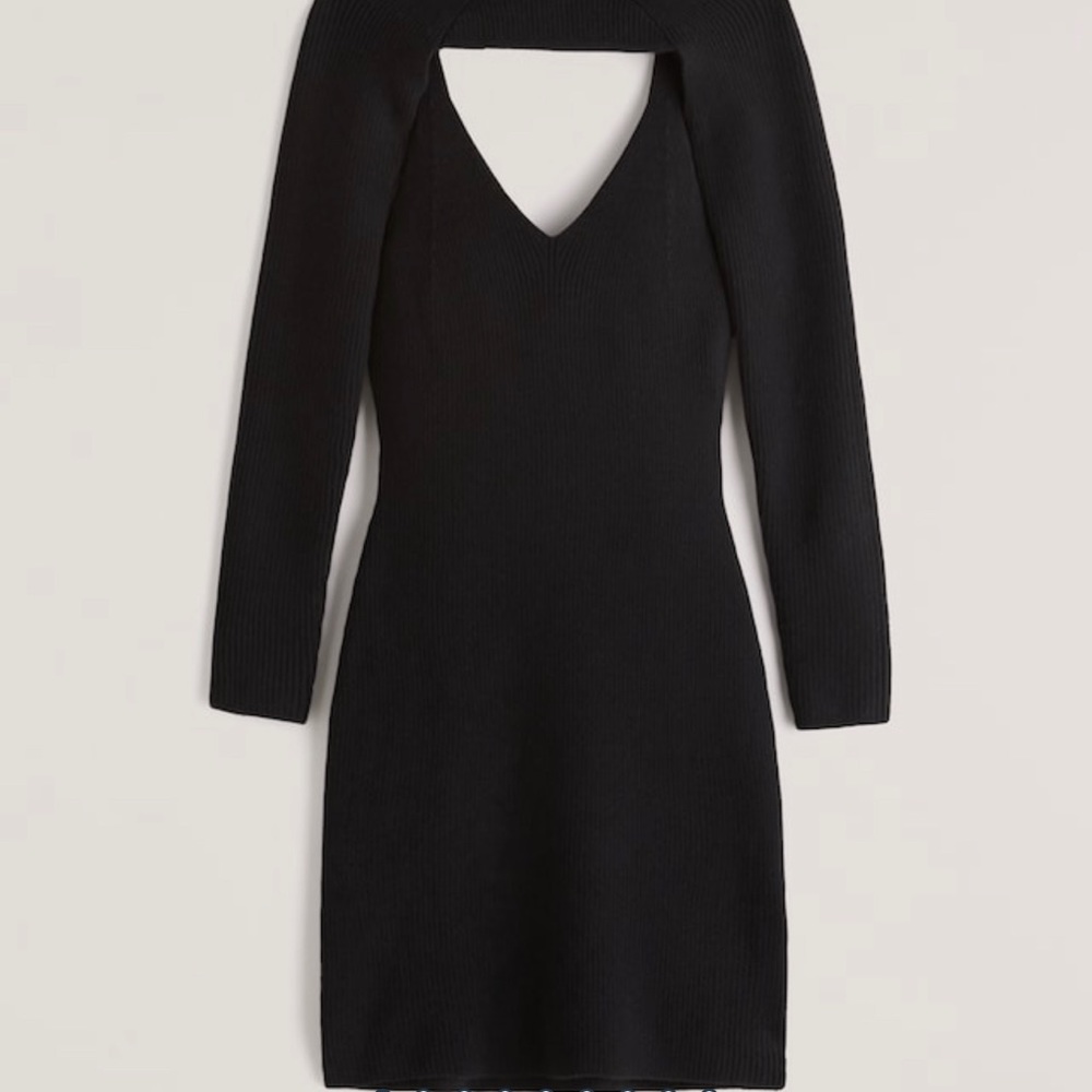 BLACKMini Sweater Dress and Mockneck Shrug Set